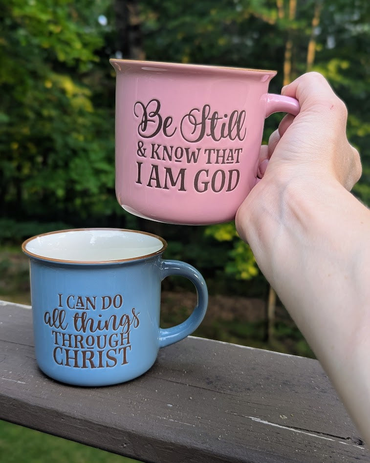 Be still and know that I am God | Pink | Coffee Mug