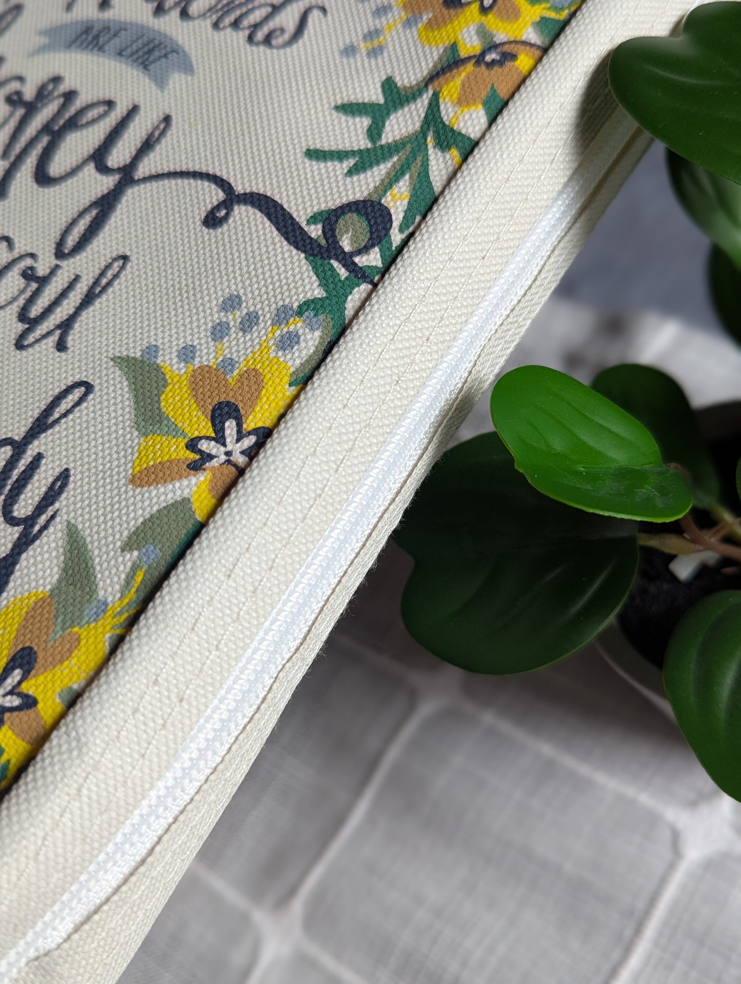 Kind words are like honey Proverbs 16:24 | Honeybee | Floral | Bible Cover