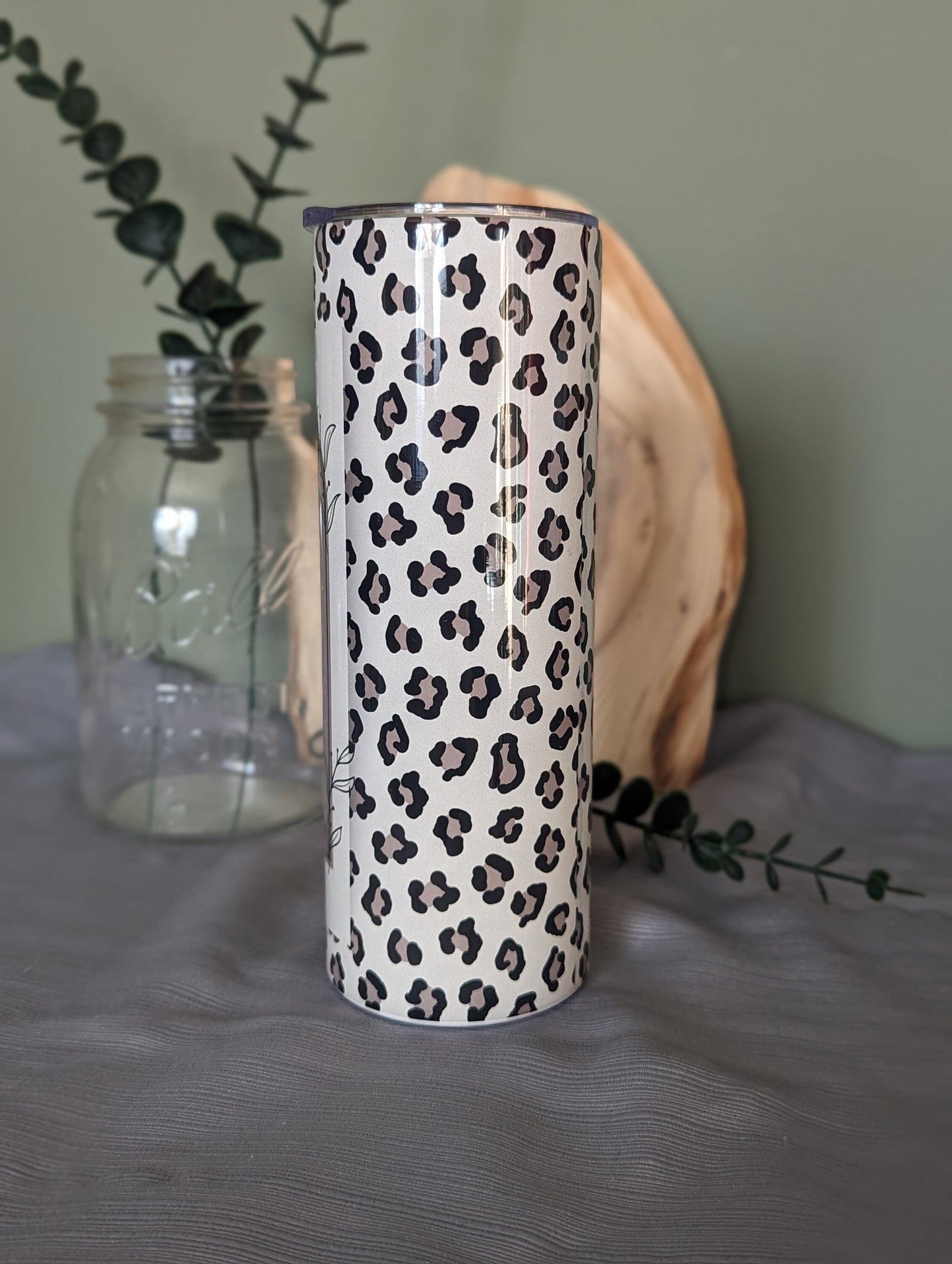JESUS | Chettah Leopard Print | Modern | 20oz Stainless Steel Tumbler