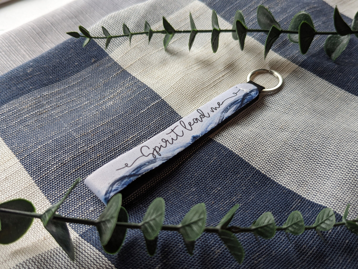 Spirit Lead Me Where My Trust is Without Boards | Oceans | Wave | Christian Keychain