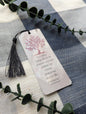 Ecclesiastes 3:1 | Faith | Seasons | Cherry Blossom | Uplifting | Metal | Bookmark With Tassel