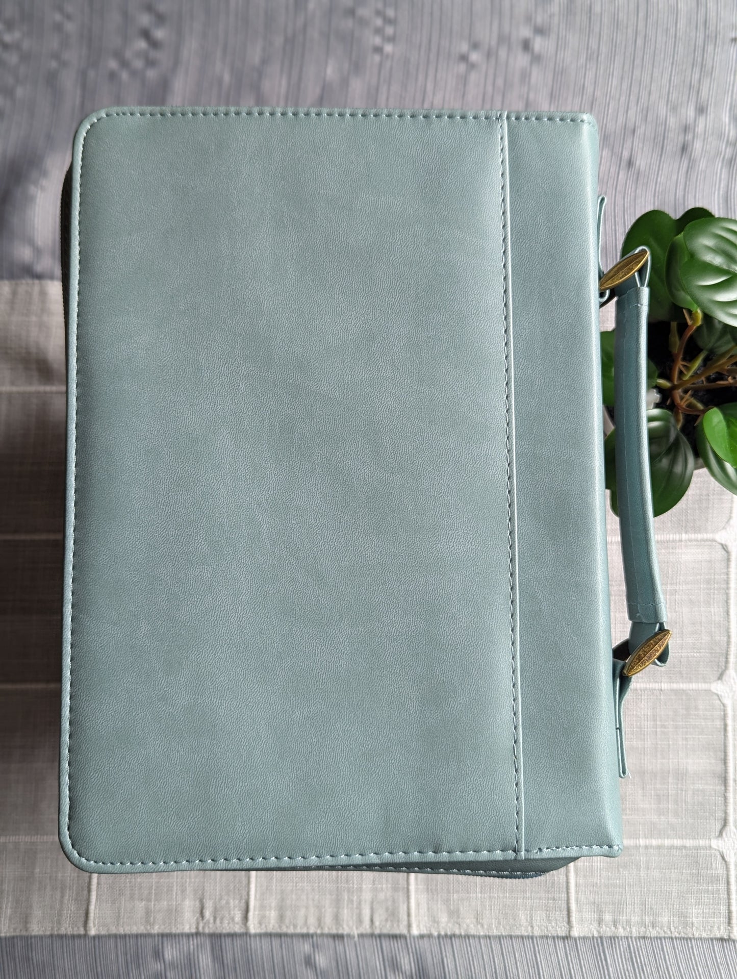 Saved by Grace Ephesians 2:8 | Embossed Faux Leather | Floral | Bible Cover