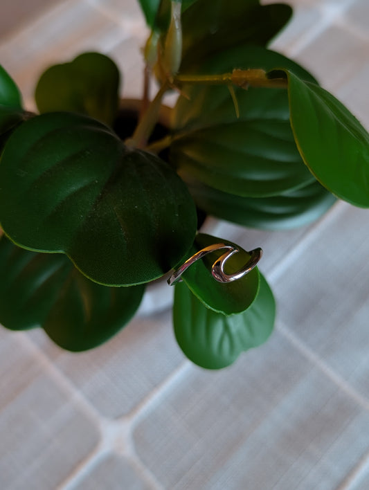 Stainless Steel Wave Ring | Faith-Inspired “Oceans” Ring | Christian Jewelry Gift for Her