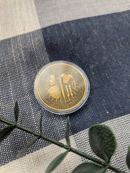 Christian Challenge Coin - Armor of God - Ephesian 6 Bible Verse