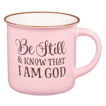 Be still and know that I am God | Pink | Coffee Mug