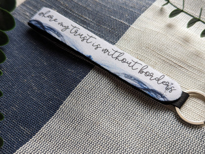 Spirit Lead Me Where My Trust is Without Boards | Oceans | Wave | Christian Keychain