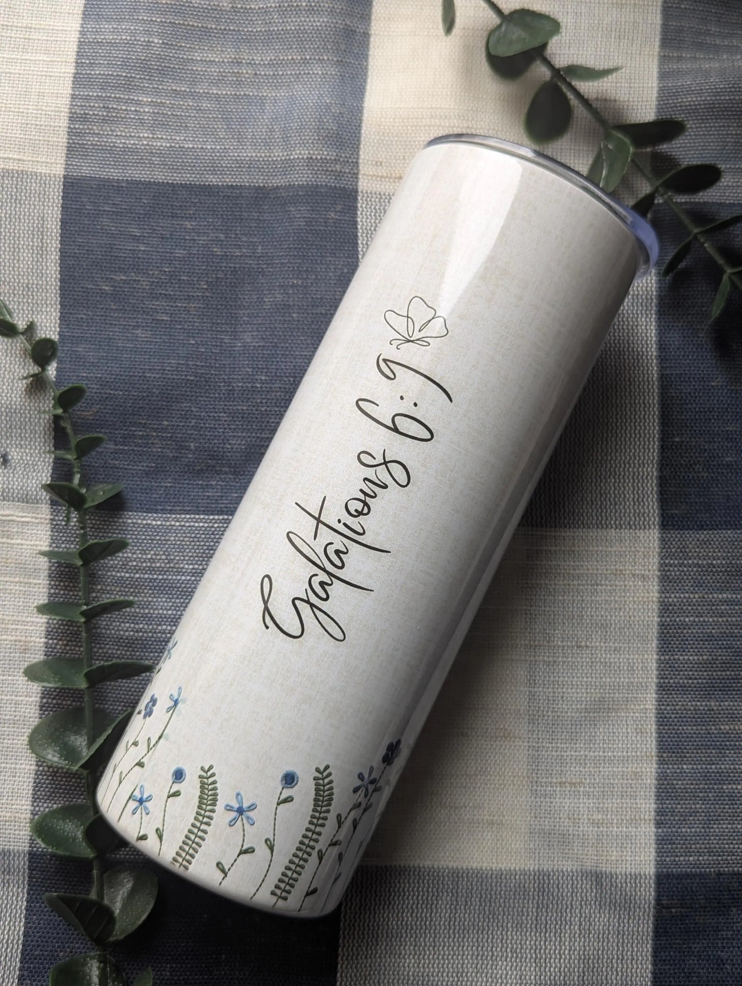 Teacher or Parapro Plant Seeds that Grow Forever | Galations 6:9 | Floral | 20oz Stainless Steel Tumbler